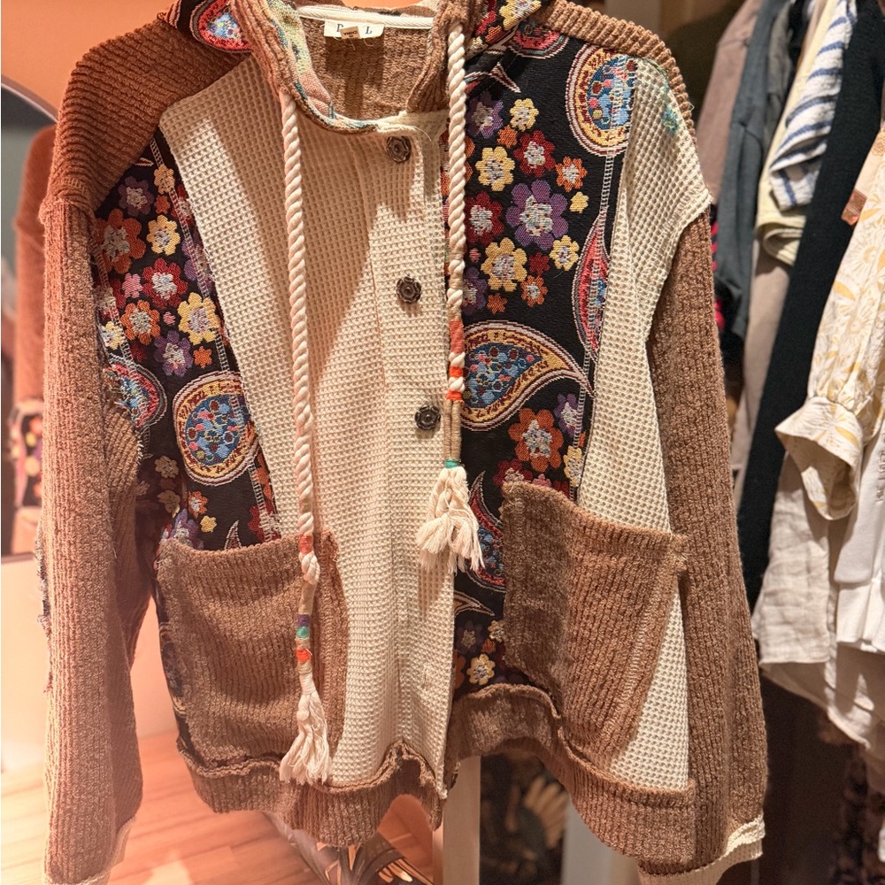 Pol Multicolor Patchwork Jacket - image 1
